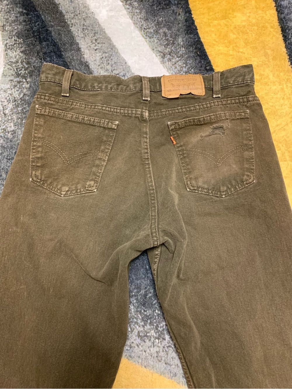 Vintage Levi’s Distressed Jeans Brown